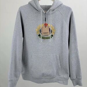 🚩steal authentic Burberry Gray Hoodie for Men